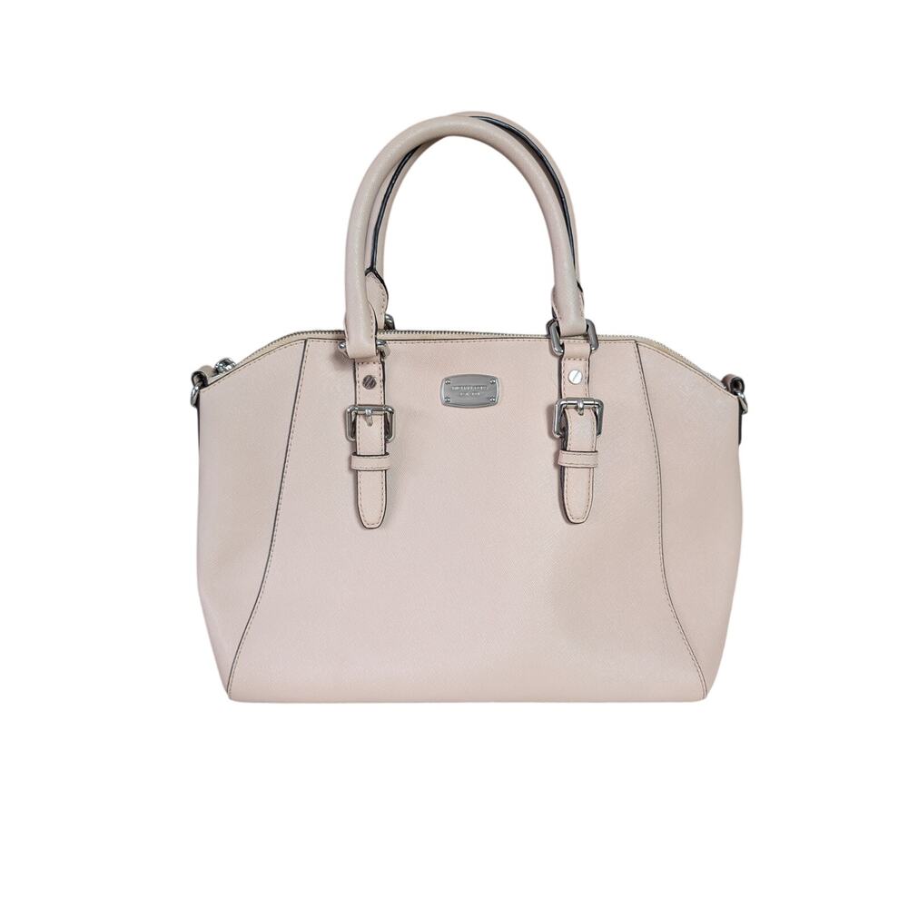 Michael Michael Kors Ciara Large Saffiano Leather Satchel Pink
